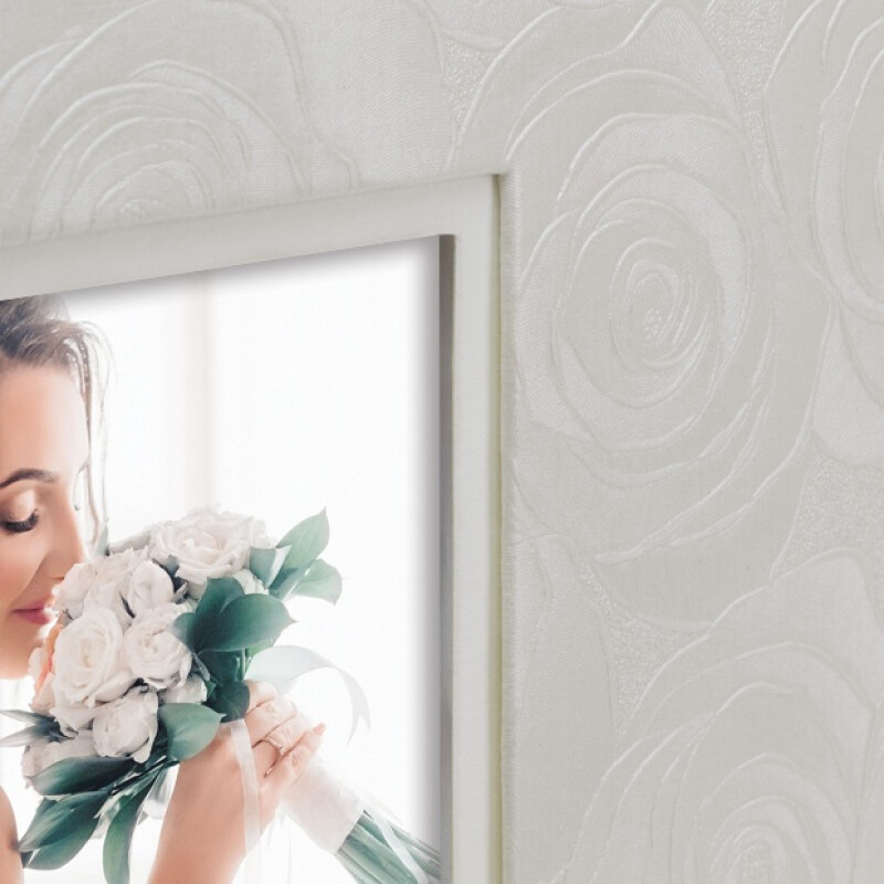 ZEP PD323250 ERIS кремовый свадебный фотоальбом в коробке на 100 белых страниц 32x32