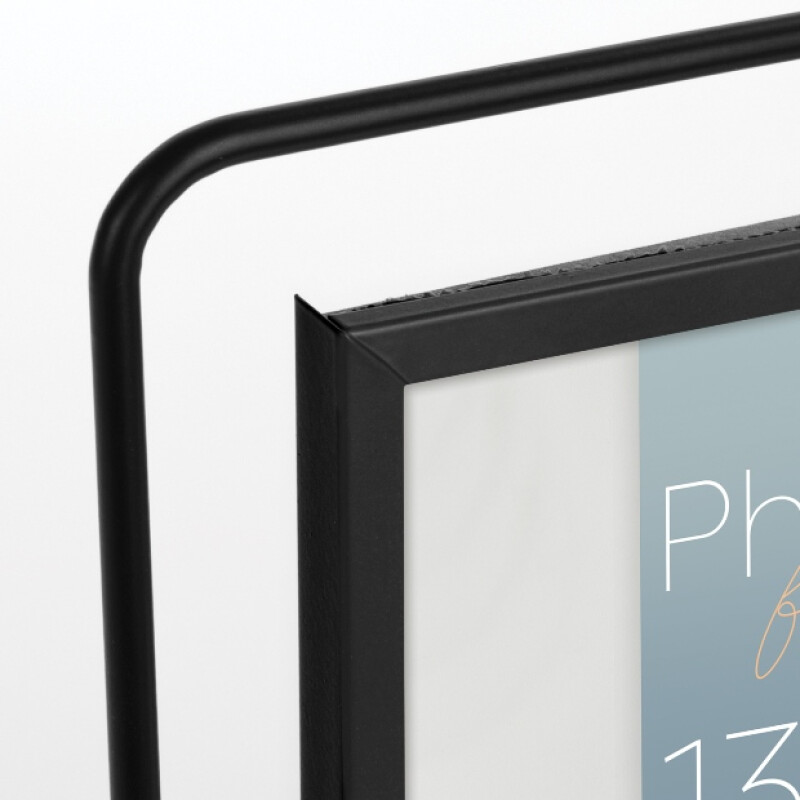 ZEP RT857B Alcamo Black металлическая черная фоторамка 13x18