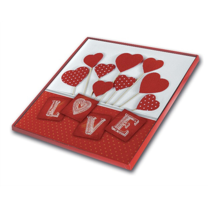 ZEP TVD323220 Valentine D фотоальбом в коробке на 40 белых страниц 32x32