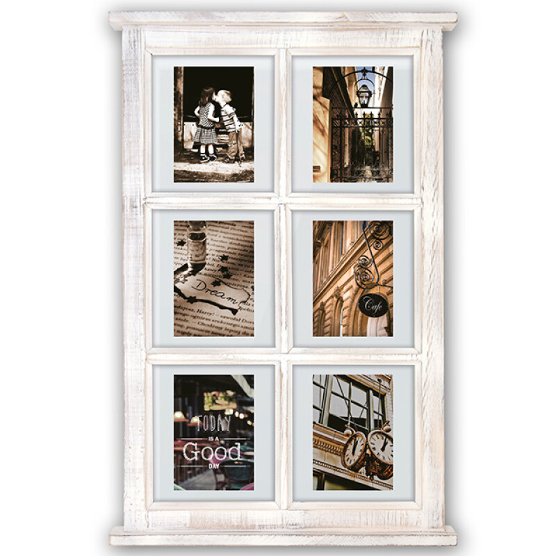 ZEP TZ66W Hampton W деревянная фоторамка-галерея на 6 фотографии 10x15