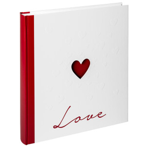 WALTHER UH-159 Love белый свадебный фотоальбом 50 белых страниц 28x30 см
