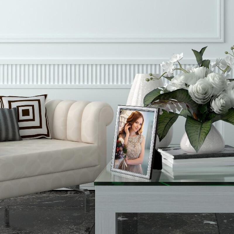 ZEP B15846 Erice SILVER PLATED металлическая фоторамка с посеребрением 10x15