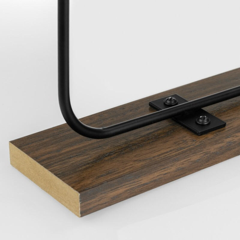 ZEP LF3846 Botte деревянно-металлическая фоторамка коричнево-черная в форме бутылки 10x15 (17x27)