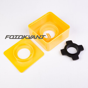 Fotokvant MAC-21-Yellow плоский прямоугольник для микрофона желтый