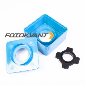 Fotokvant MAC-21-Blue плоский прямоугольник для микрофона голубой