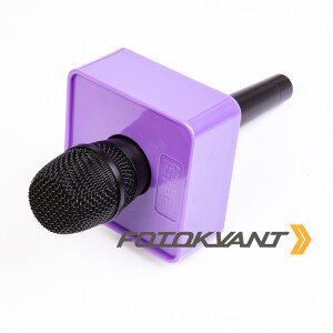 Fotokvant MAC-21-Purple плоский прямоугольник для микрофона фиолетовый