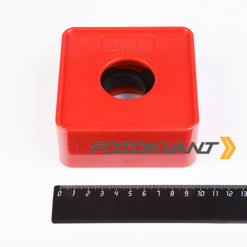 Fotokvant MAC-21-Red плоский прямоугольник для микрофона красный