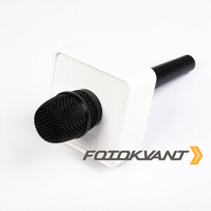 Fotokvant MAC-21-White плоский прямоугольник для микрофона белый