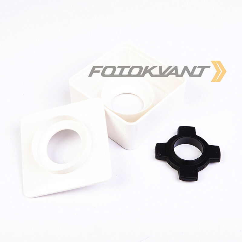 Fotokvant MAC-21-White плоский прямоугольник для микрофона белый