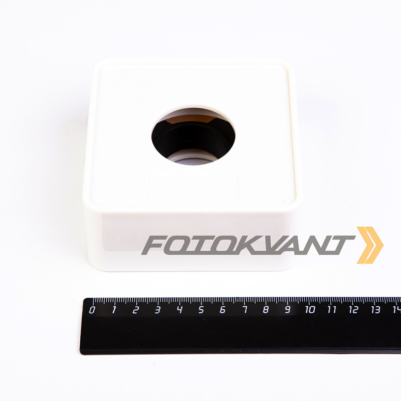 Fotokvant MAC-21-White плоский прямоугольник для микрофона белый