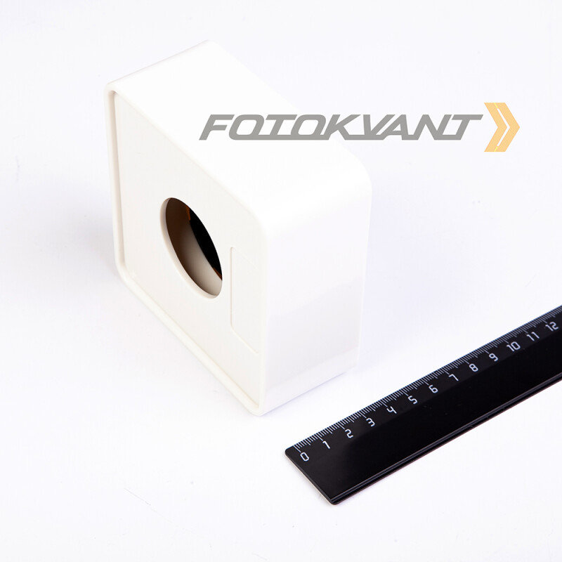 Fotokvant MAC-21-White плоский прямоугольник для микрофона белый