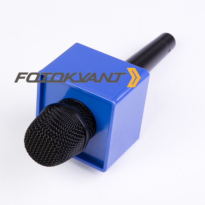 Fotokvant MAC-22-Blue большой куб для микрофона голубой