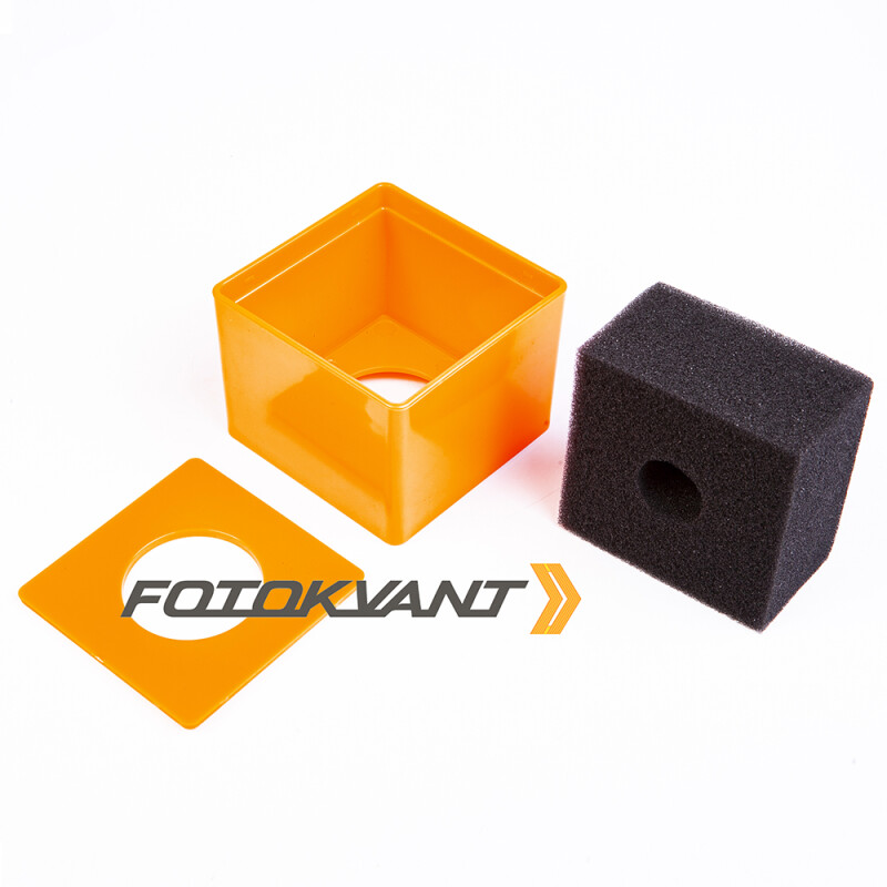 Fotokvant MAC-22-Orange большой куб для микрофона оранжевый