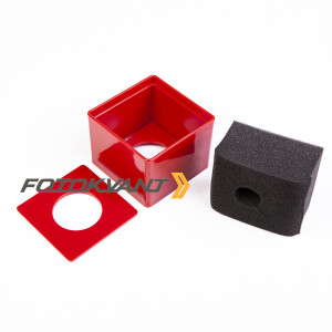 Fotokvant MAC-22-Red большой куб для микрофона красный