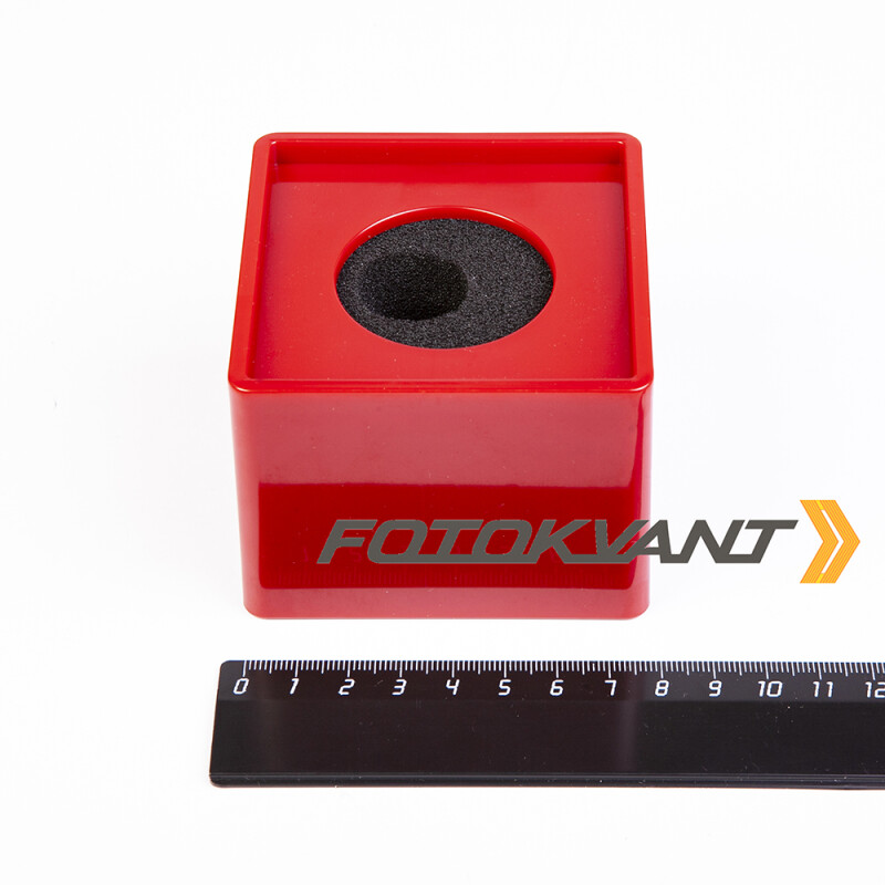 Fotokvant MAC-22-Red большой куб для микрофона красный