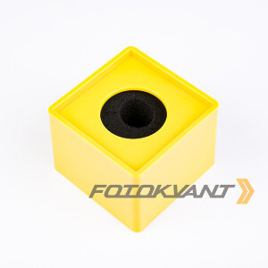 Fotokvant MAC-22-Yellow большой куб для микрофона желтый