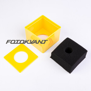 Fotokvant MAC-22-Yellow большой куб для микрофона желтый