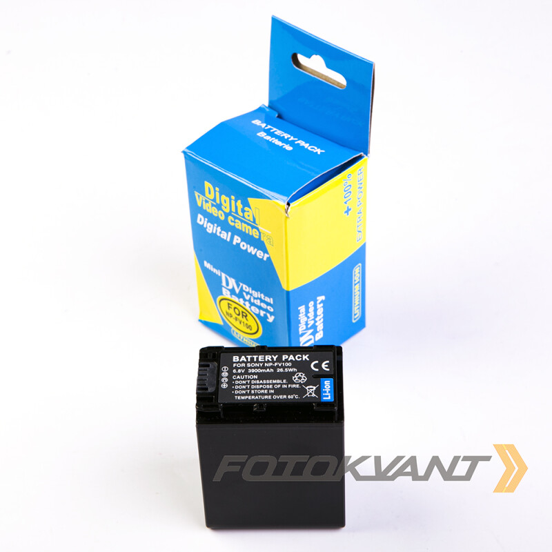 Fotokvant NP-FV100 аккумулятор емкостью 3900 mAh 6.8V
