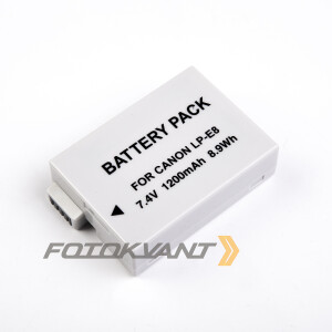 Fotokvant LP-E8 аккумулятор емкость 1200 mAh 7.4V