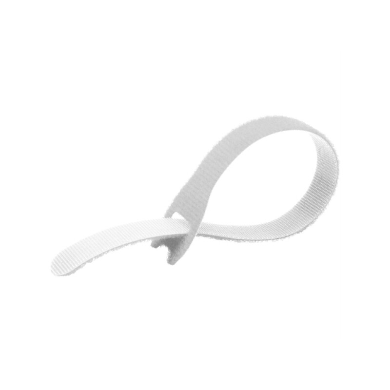 KUPO MEZ221-W Molded EZ-Tie Cable white 20/13mm x 200 mm cтяжка-хомут белая 10 шт