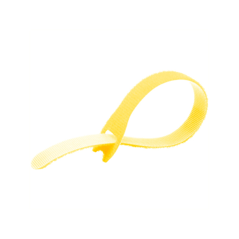 KUPO MEZ221-Y Molded EZ-Tie Cable yellow 20/13mm x 200 mm cтяжка-хомут желтая 10 шт