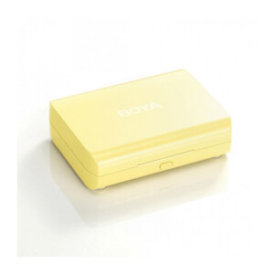 Boya BY-XM6-K1Y жёлтая миниатюрная 2,4 ГГц двухканальная беспроводная микрофонная система