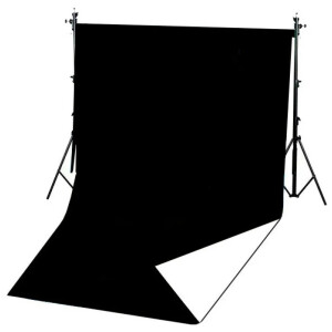 Fotokvant двусторонний виниловый фотофон черный/белый 1,6х50м