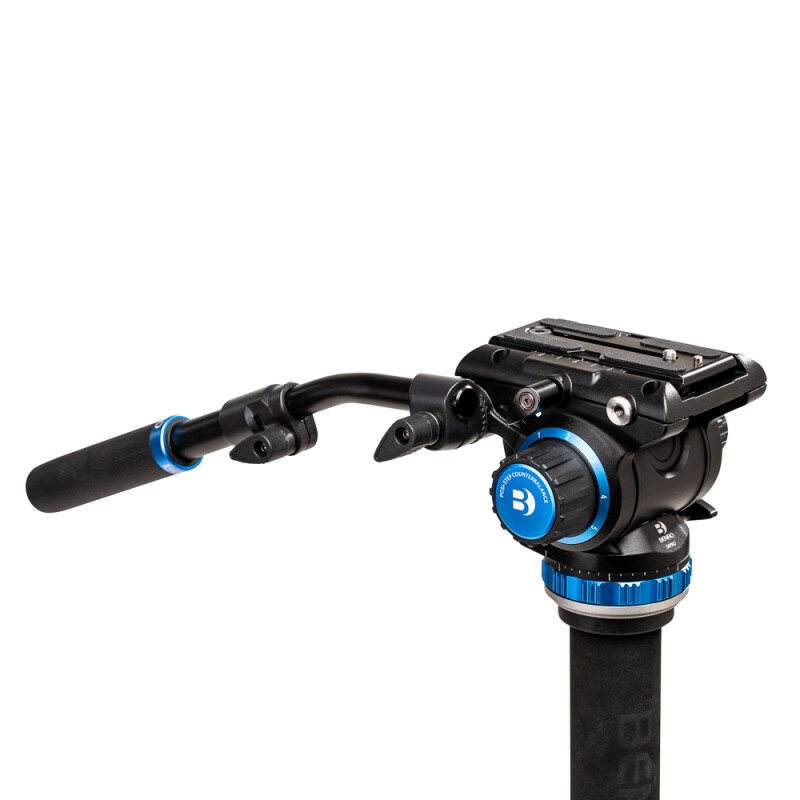 Benro A48FDS6PRO монопод Classic с видеоголовой/алюминиевый с клипсами