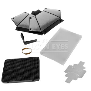 Falcon Eyes SR-CA kit отражатель с рассеивателем и сотовой насадкой для накамерной вспышки