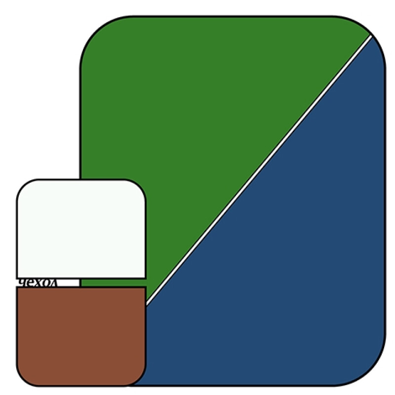 Grifon KIT-4B4 фон двухсторонний с чехлом