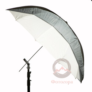 Grifon URN-T 162 TWB зонт белый на отражение и просвет со съемным куполом диаметр 125 см
