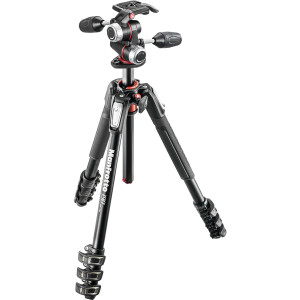 Manfrotto MK190XPRO4-3W 190 Alu 3 section Kit 3w-head штатив для фото- или видеокамеры