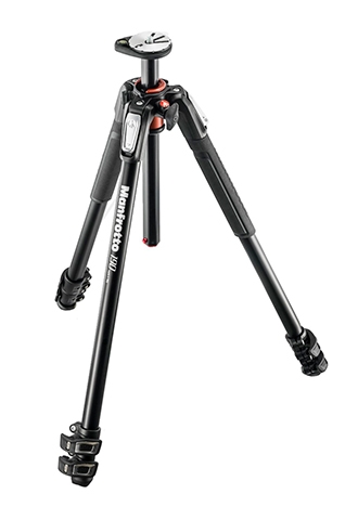 Manfrotto MT190XPRO3 190 Aluminium 3-S Tripod, with Horizontal Column штатив для фото- и видеокамеры
