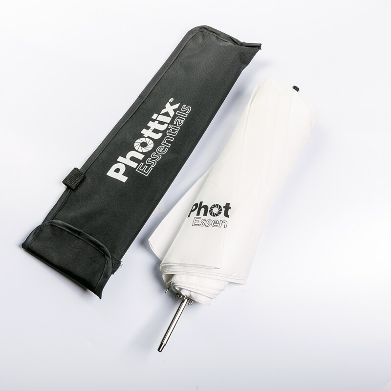Phottix 85361 ультракомпактный зонт 91 см 36 дюймов белый на отражение и просвет