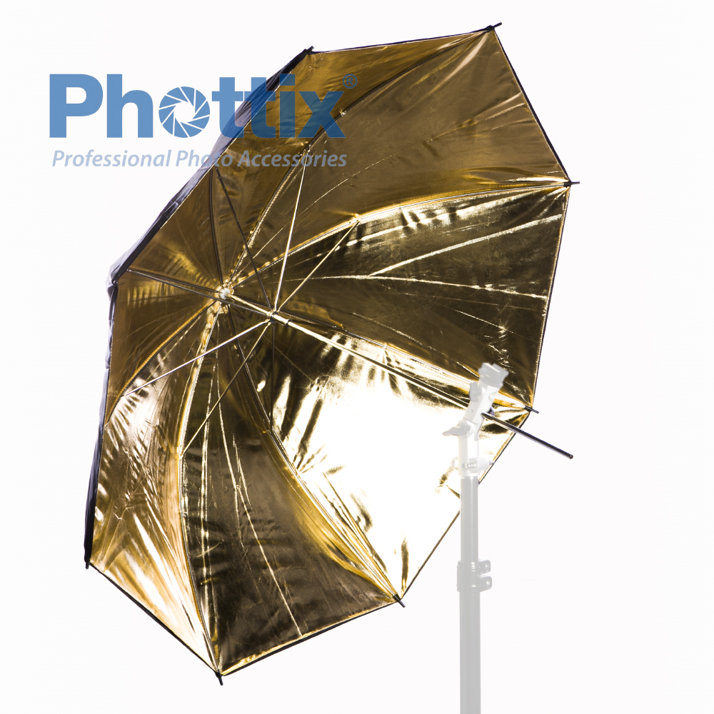 Phottix 85410 двухслойный 101 см зонт-отражатель золотой Phottix 85410 двухслойный 101 см зонт-отражатель золотой