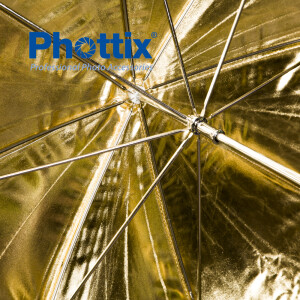 Phottix 85410 двухслойный 101 см зонт-отражатель золотой