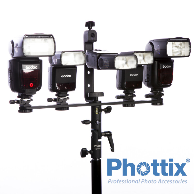Phottix 87515 FT держатель для нескольких вспышек с зонтом