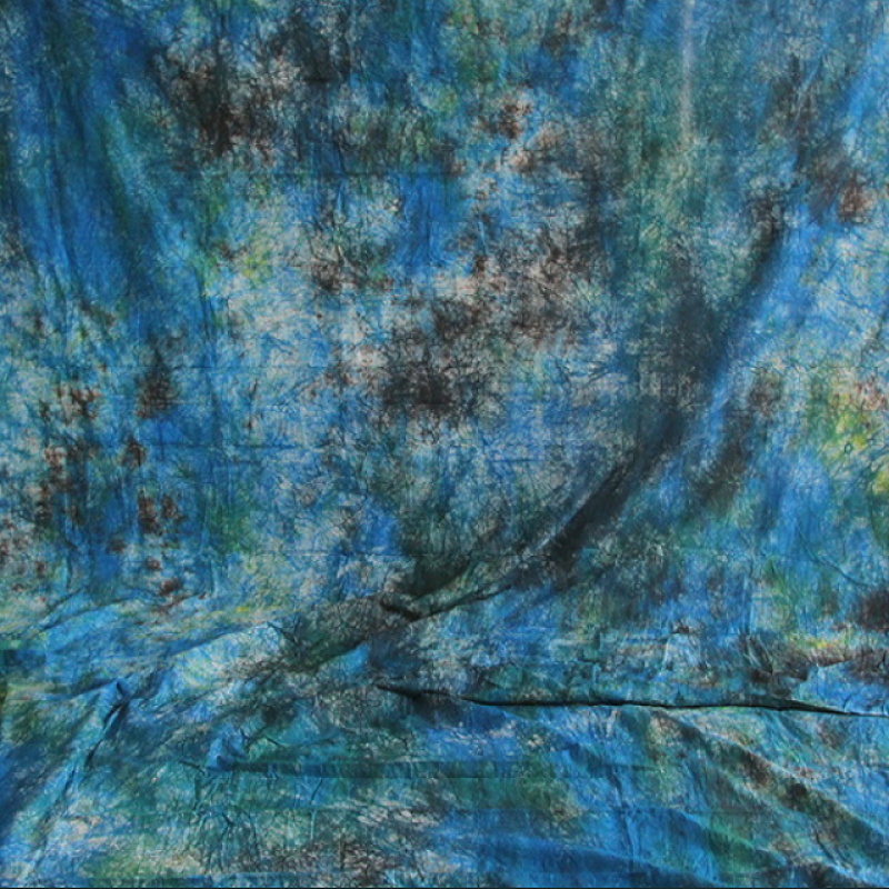 Grifon TI W-036 фон пятнистый синий с черно-желтым 3х5 м