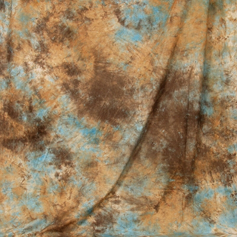 Grifon TI W-051 фон пятнистый желто-коричневый с голубым 3х5 м