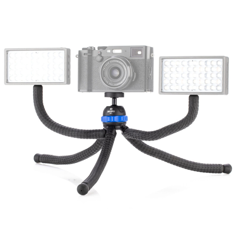 Benro KP1K KoalaPod штатив с гибкими ножками, шаровой головой и держателем смартфона