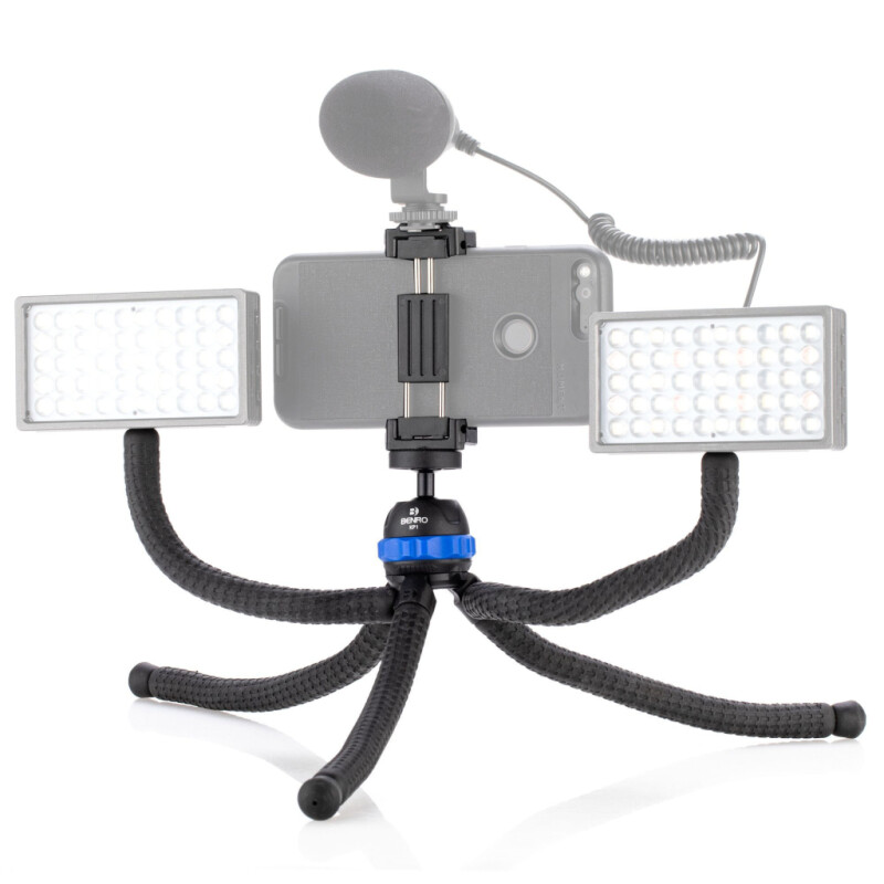 Benro KP1K KoalaPod штатив с гибкими ножками, шаровой головой и держателем смартфона