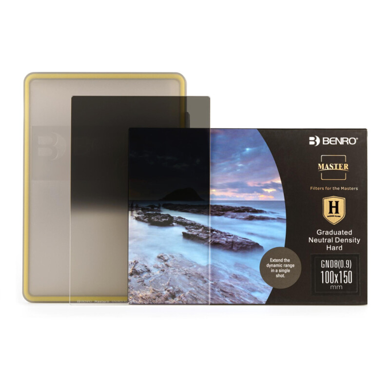 Benro Master Harden Series Hard-edged graduated ND GND8 (0.9) светофильтр градиентный 100х150 мм