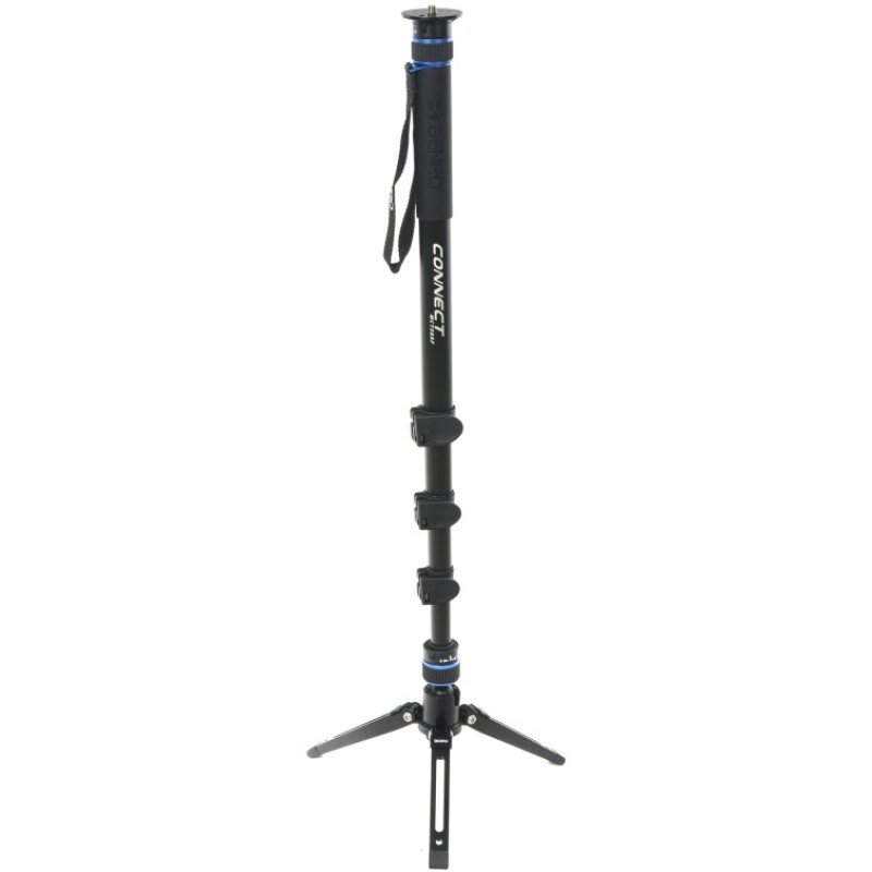 Benro MCT28AF монопод-штатив Hi-Hat Connect алюминиевый с клипсами