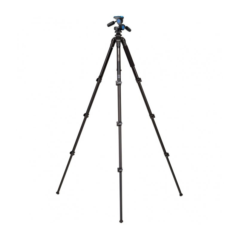 Benro TAD28AHD2A штатив Adventure c 3D головой/алюминиевый с клипсами