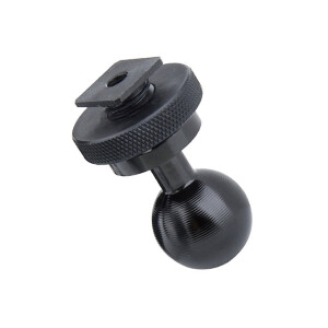 KUPO KS-407 SK Ball head with Cold Shoe adapter шаровая головка с "холодным башмаком"