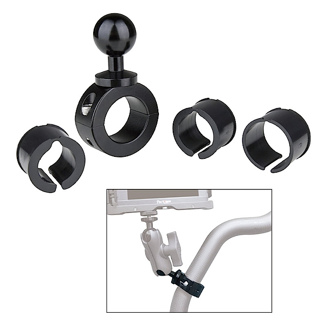 KUPO KS-413 SK Aluminium bar mount w/Plastic spacers шаровая головка для установки на трубы