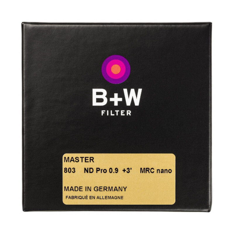 B+W MASTER 803 ND MRC nano нейтрально-серый фильтр плотности 0.9 для объектив 77 мм