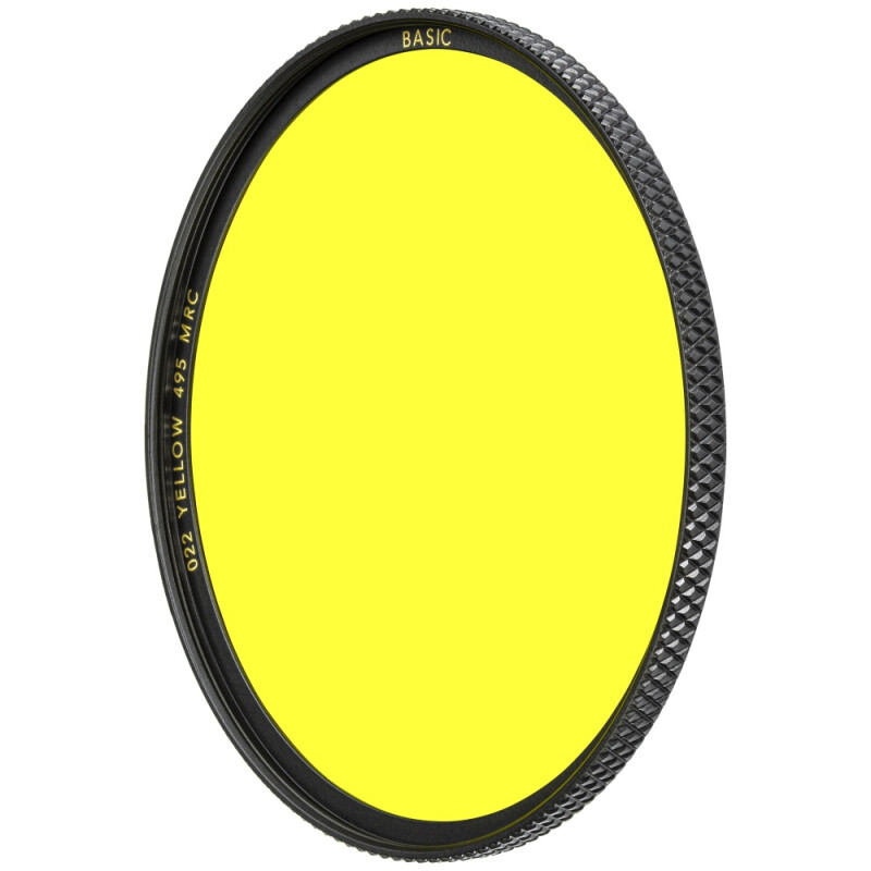 B+W BASIC 022 Yellow MRC 495 светофильтр жёлтый для черно-белой съемки 49 мм