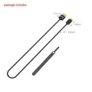 SmallRig 3041 кабель Ultra Slim 4K HDMI Cable (C to A) 55 см