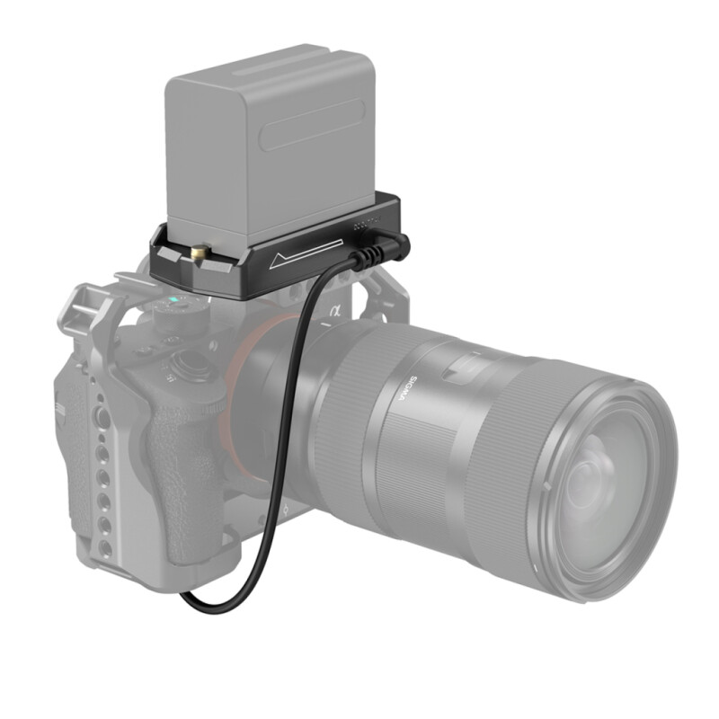 SmallRig 3095 адаптер аккумулятора NP-F с кабелем NP-FZ100 Dummy Battery 3095
